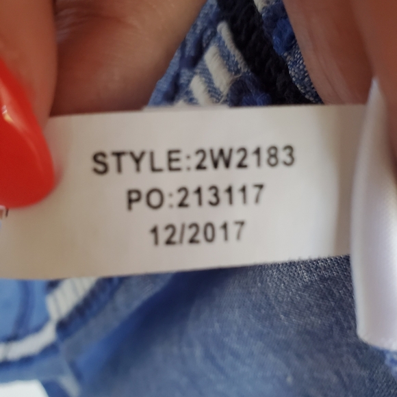 Vineyard Vines NWOT Linen Blend Embroidered Top Boho - Picture 11 of 12